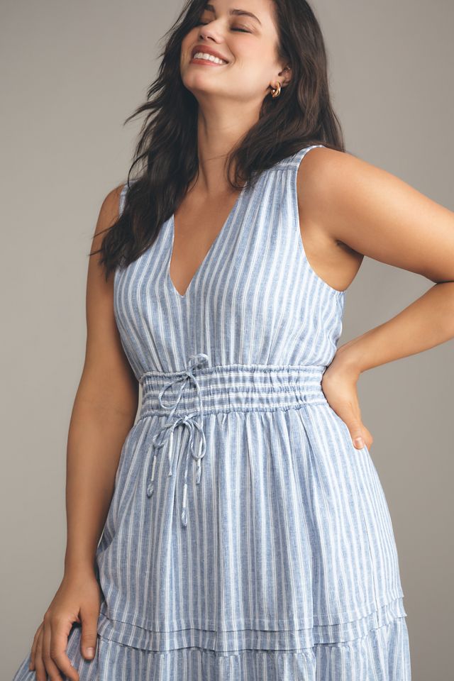 The Somerset Sleeveless Linen Maxi Dress #5