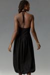 By Anthropologie Cowl-Neck Bubble-Hem Dress