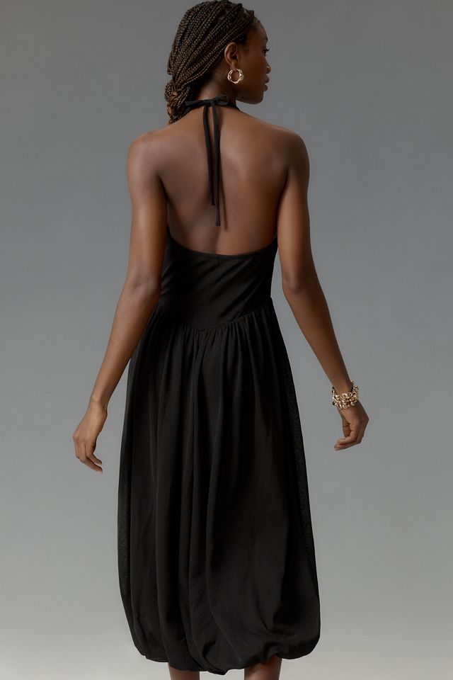 By Anthropologie Cowl-Neck Bubble-Hem Dress #2