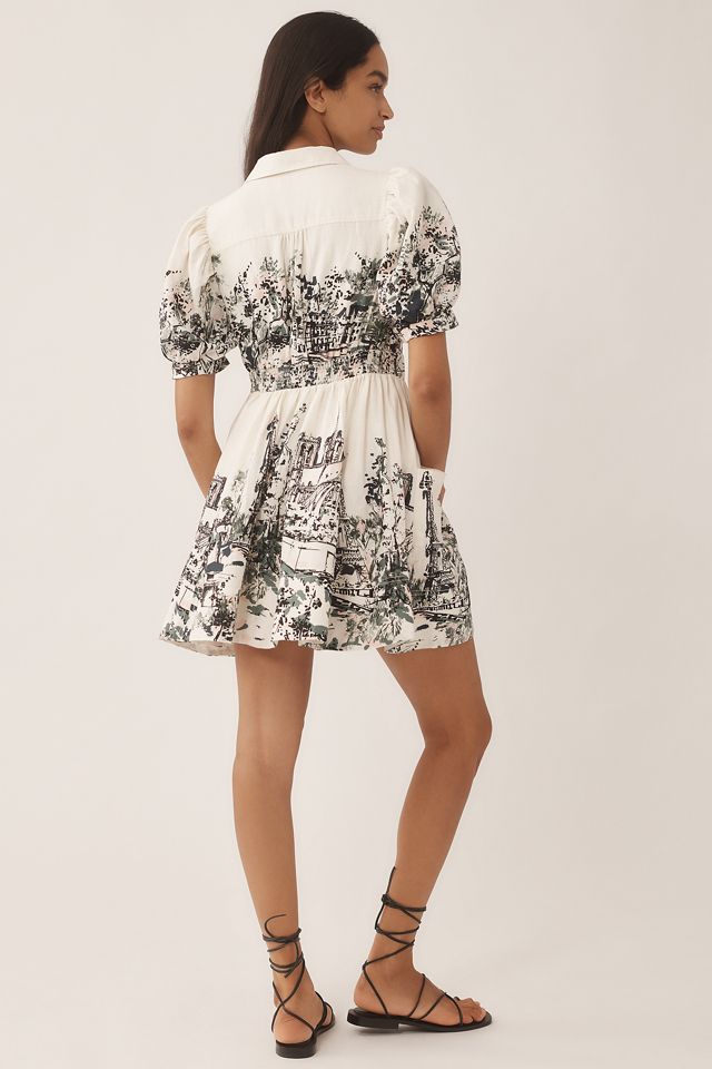 Maeve Abito Camicia Mini con Colletto a Maniche Corte #1