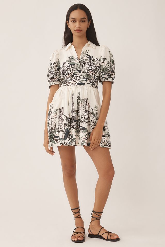 Maeve Abito Camicia Mini con Colletto a Maniche Corte #2