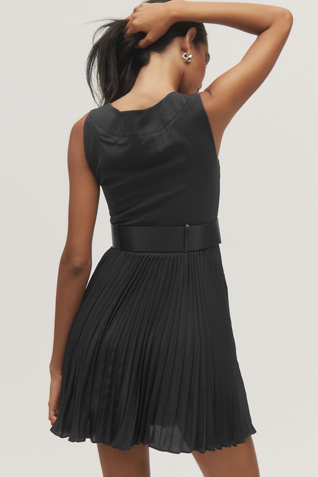 Maeve Sleeveless Pleated Mini Dress #1