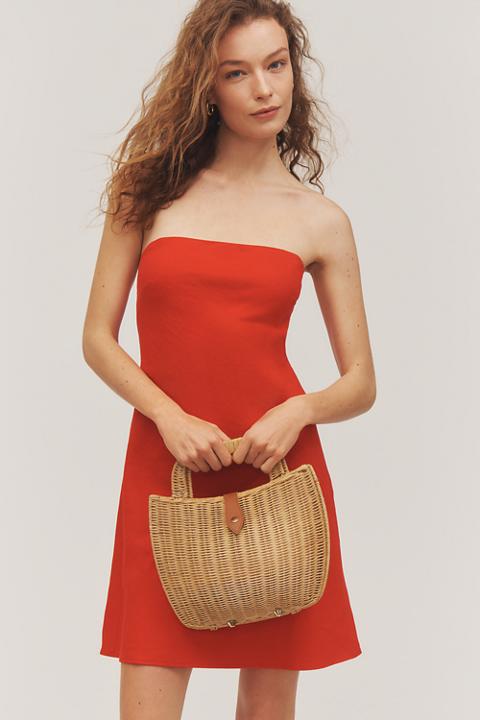 The Tilda Linen Blend Dress: Mini Edition