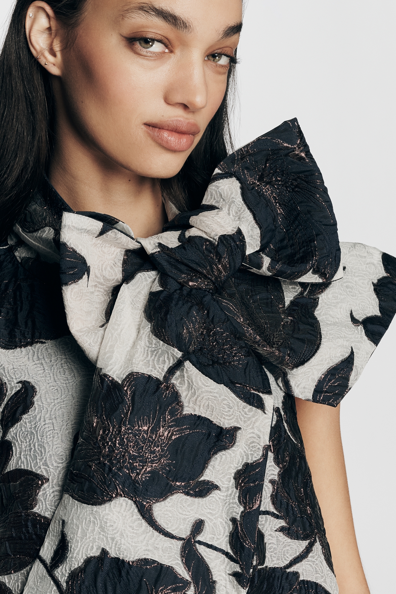 The Caroline Sleeveless Tie-Neck Mini Dress by Maeve