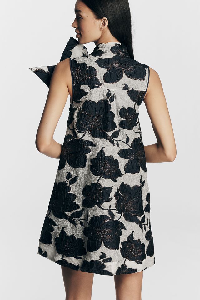The Caroline Sleeveless Tie-Neck Mini Dress by Maeve | Anthropologie