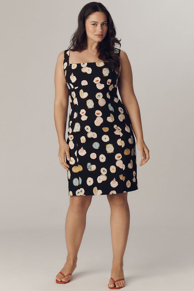 Maeve Fitted Square-Neck Mini Dress: Danielle Kroll Edition #8