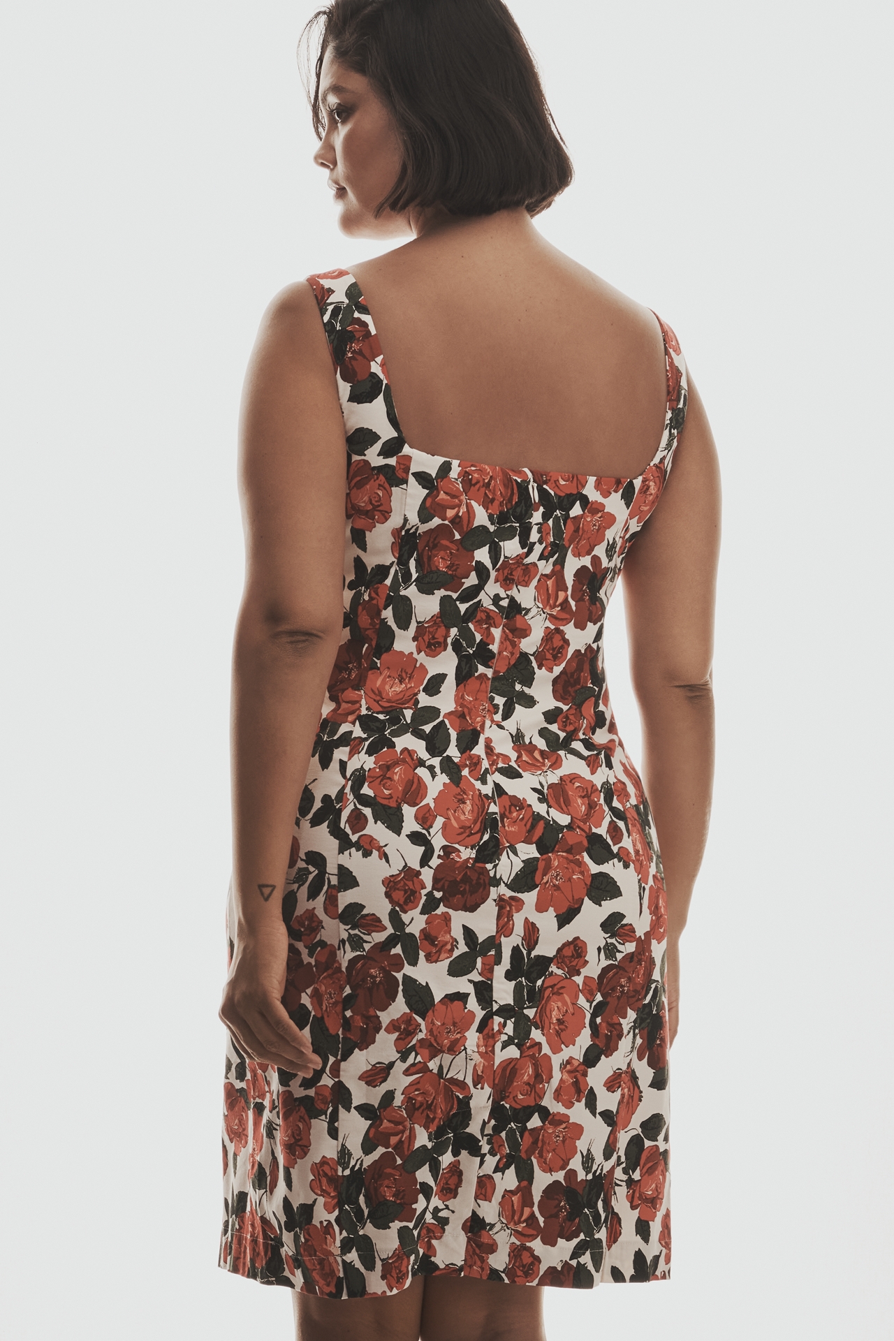 Maeve Sleeveless Square-Neck Knee-Length Dress