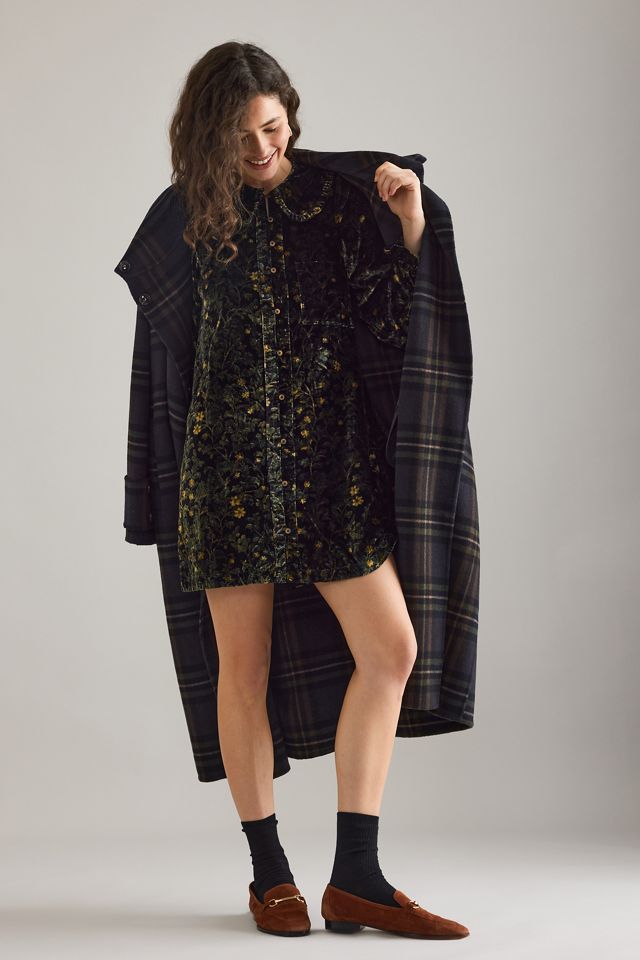 El Vestido Mini de Terciopelo de Manga Larga Keira de Pilcro #5