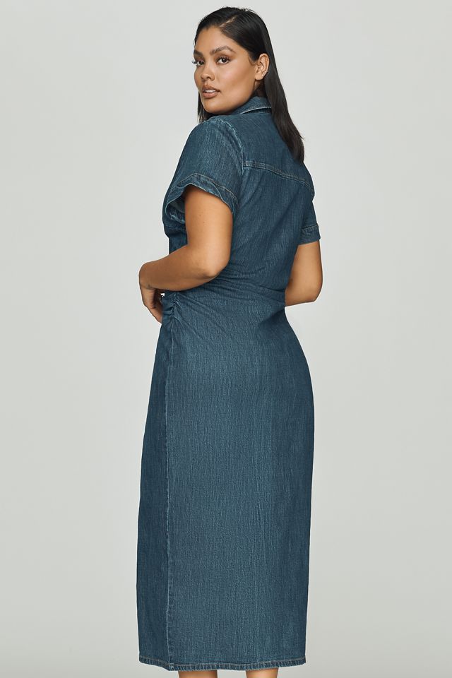 Pilcro Greer Denim Midi Shirtdress #5