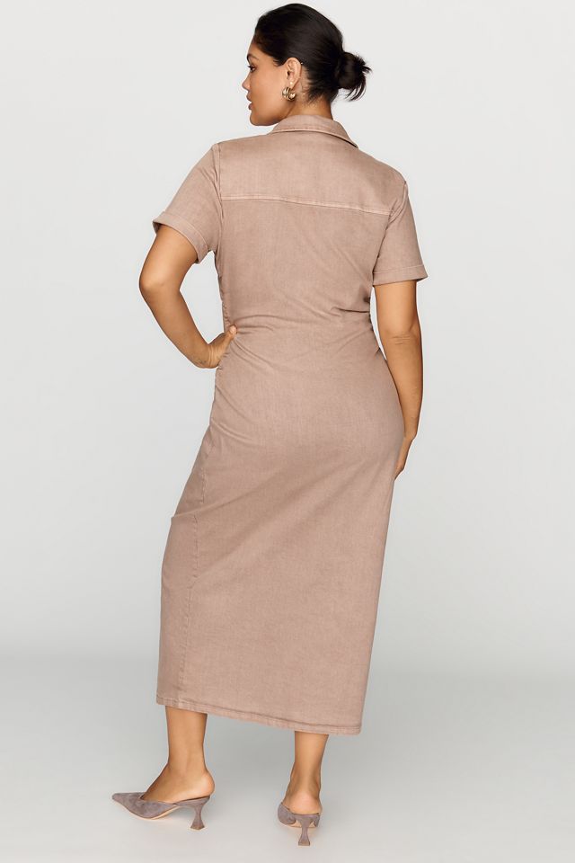 Pilcro Greer Denim Midi Shirtdress #6