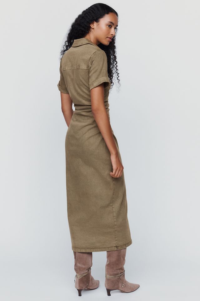 Pilcro Greer Denim Midi Shirtdress #1