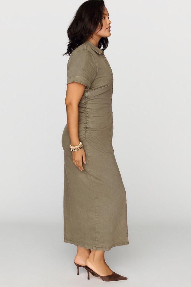 Pilcro Greer Denim Midi Shirtdress #5