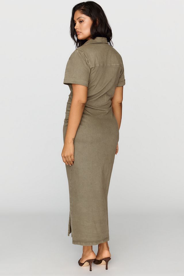 Pilcro Greer Denim Midi Shirtdress #6