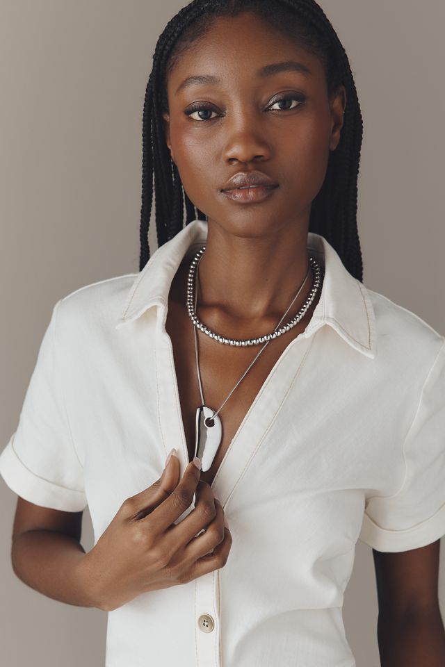 Greer Denim Midi Shirt Dress by Pilcro