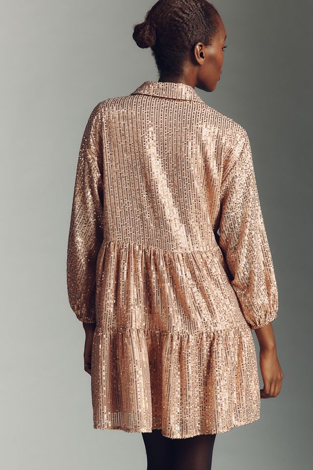 Il Vestito Camicia Mini a Strati Bettina di Maeve #2