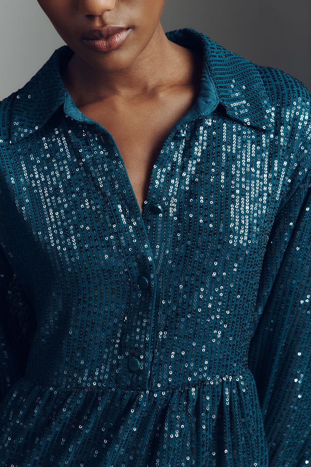 Das Bettina Tiered Mini Hemdkleid von Maeve #3