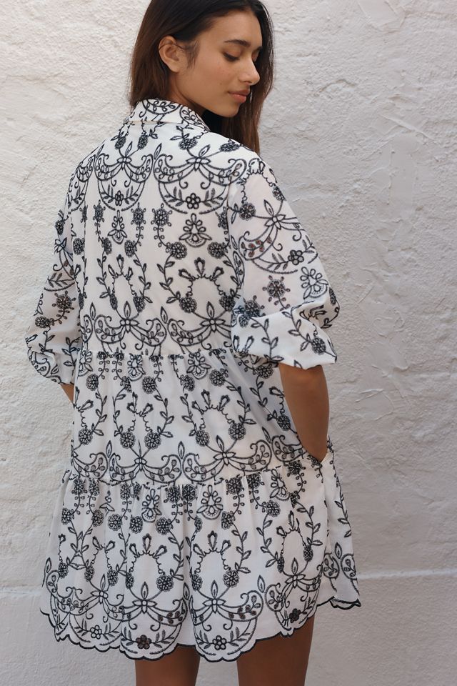 Maeve Bettina Tiered Shirtdress #2