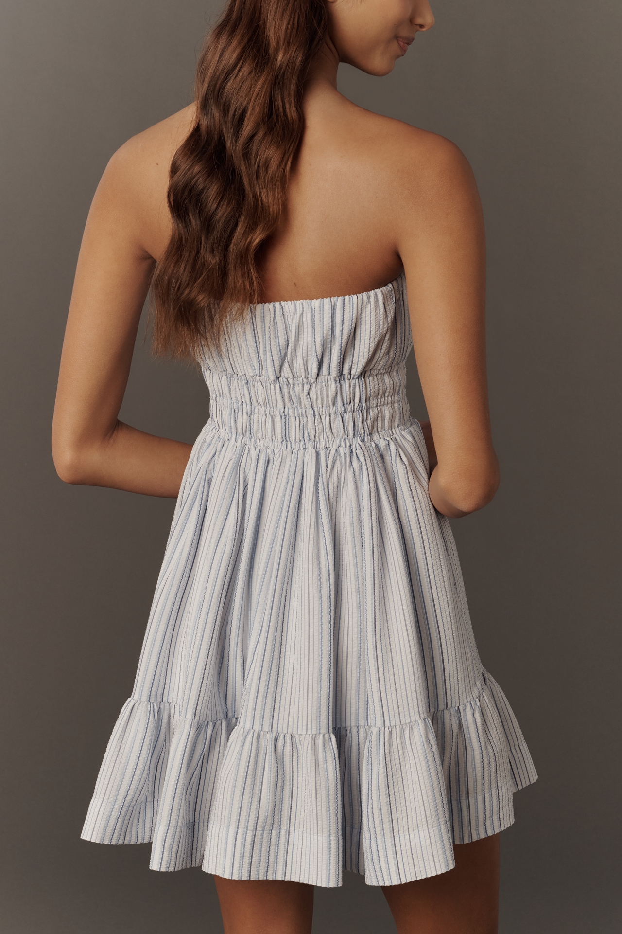 The Somerset Strapless Mini Dress