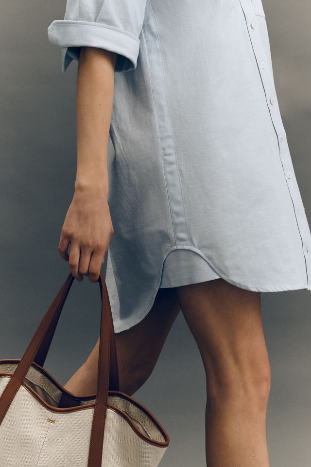Maeve Mabel Short-Sleeve Shirtdress #1