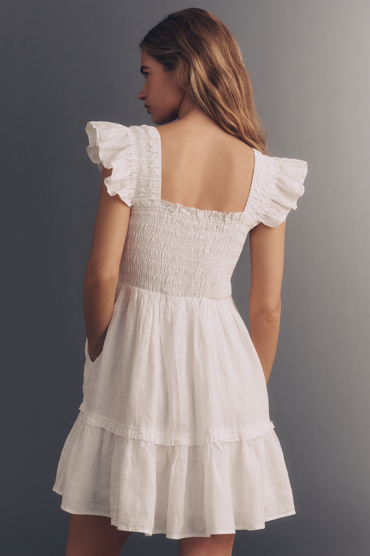 Peregrine 100% European Linen Mini Dress