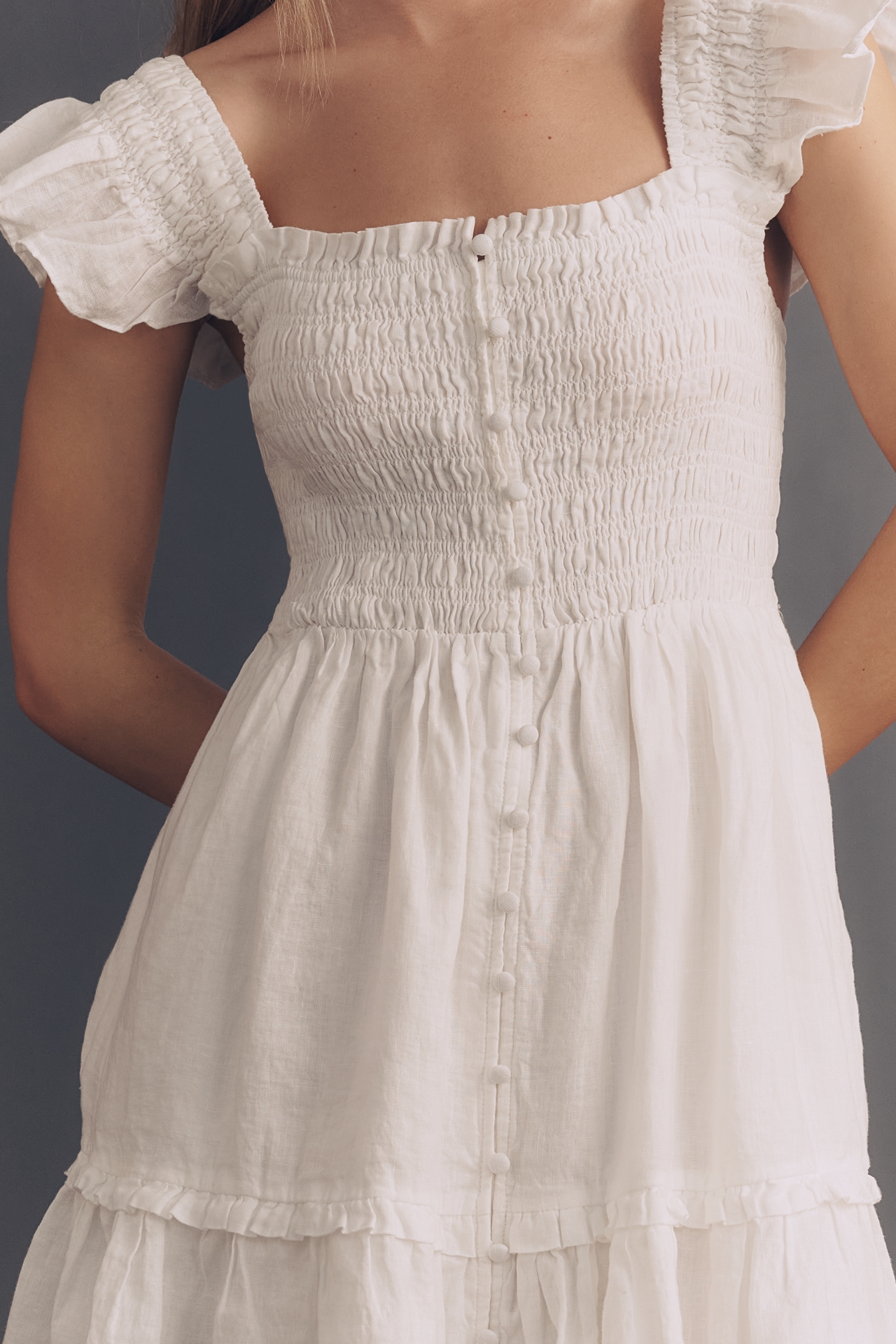 Peregrine 100% European Linen Mini Dress