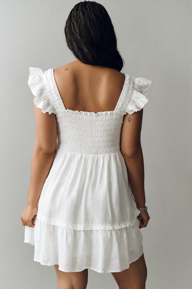 Peregrine 100% European Linen Mini Dress #4