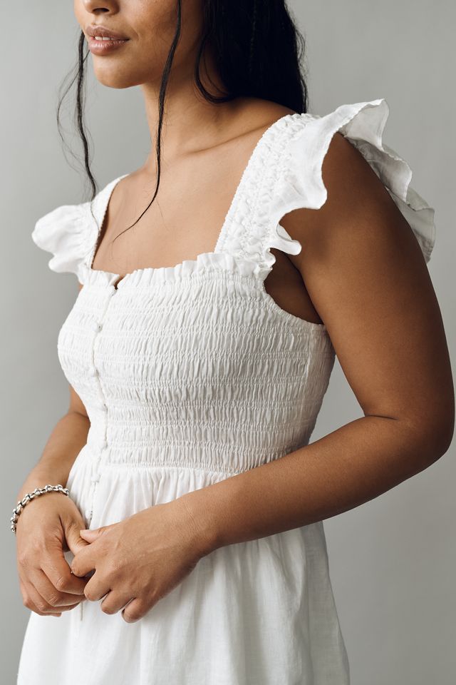 Peregrine 100% European Linen Mini Dress #5