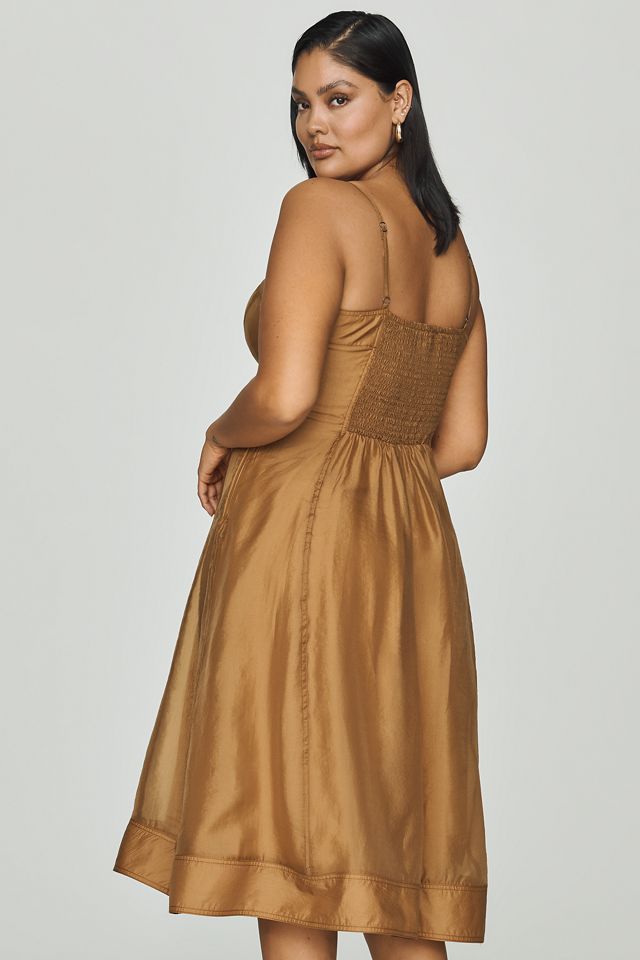 Pilcro Marin Square-Neck Midi Dress #6