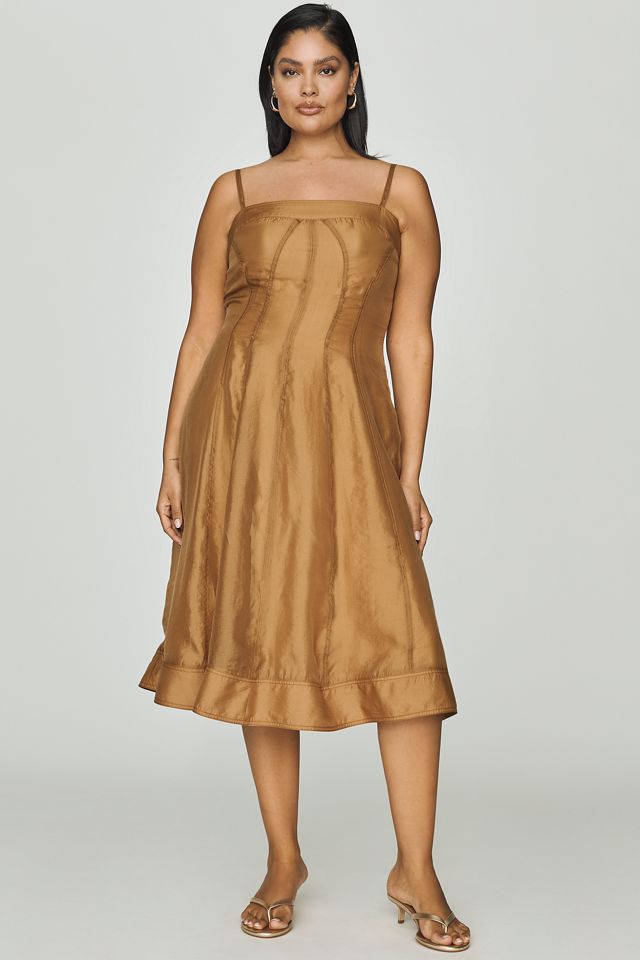 Pilcro Marin Square-Neck Midi Dress #4