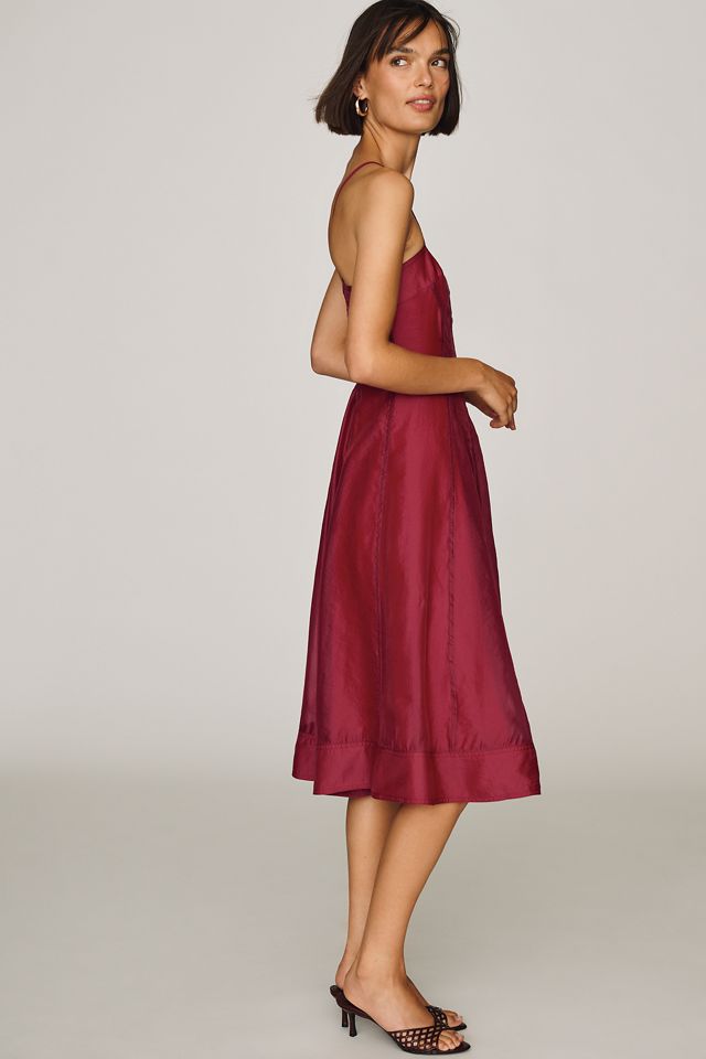 Vestido Midi Marin con Escote Cuadrado Pilcro #2