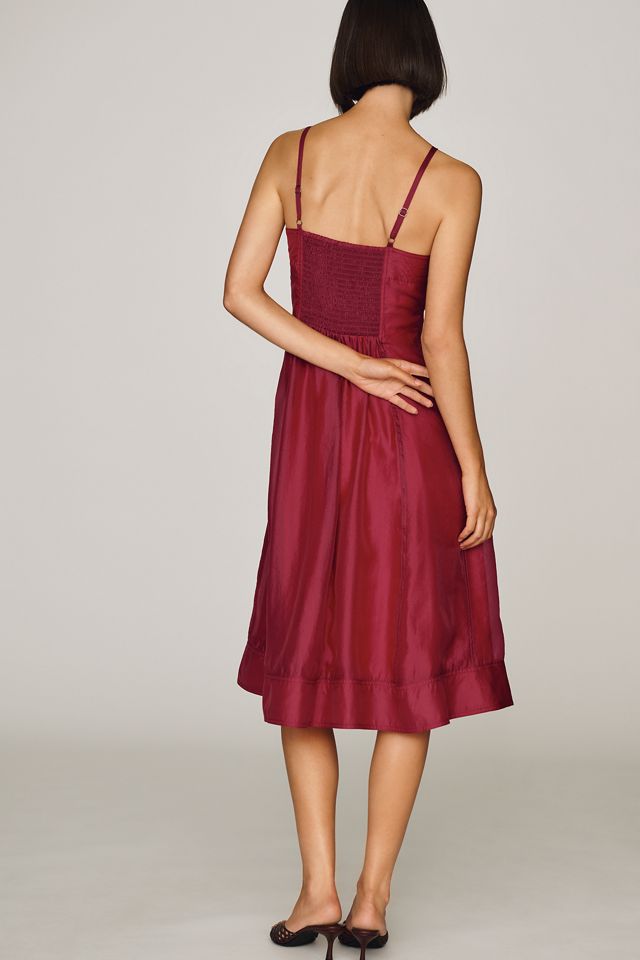 Vestido Midi Marin con Escote Cuadrado Pilcro #3
