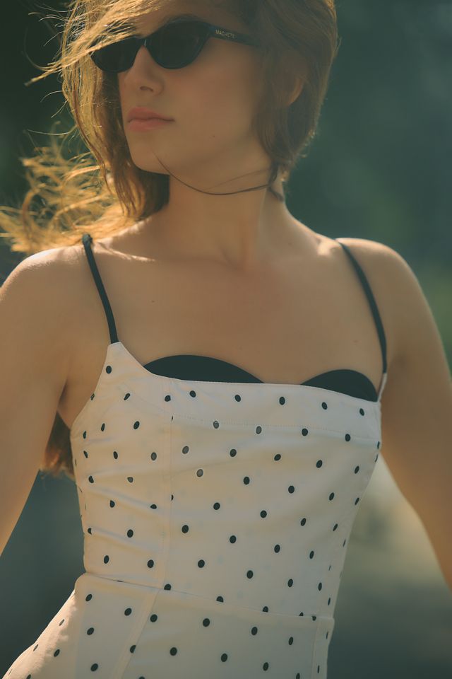 Maeve Strappy Peek-A-Boo Mini Dress #1