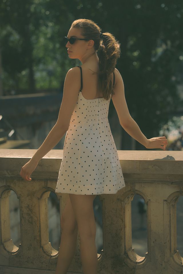 Maeve Strappy Peek-A-Boo Mini Dress #3
