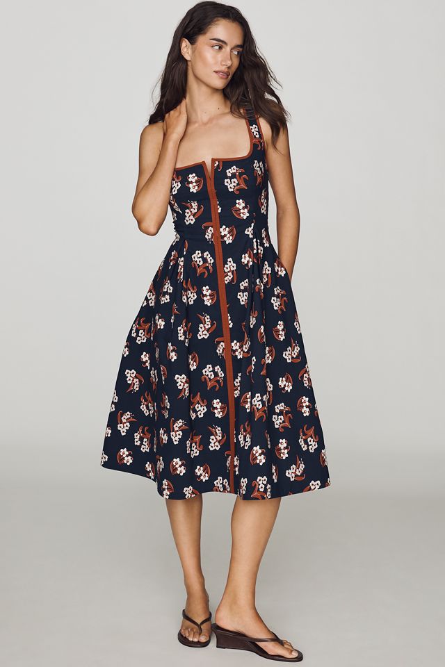 Maeve Arlette Midi Dress by Sarah Cliff #2