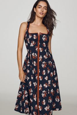 Maeve Arlette Midi Dress by Sarah Cliff