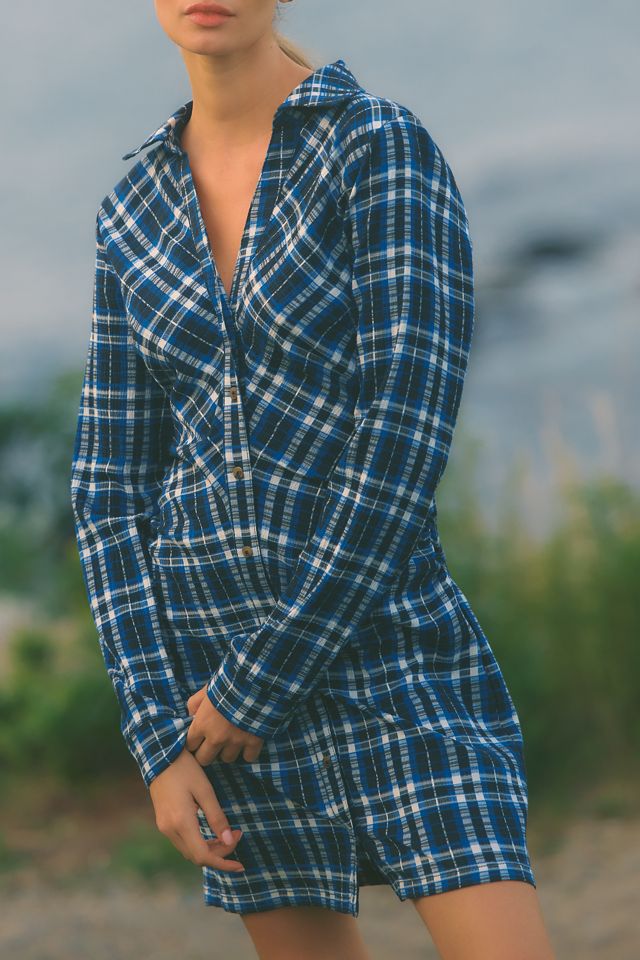 Mini Abito Camicia Arricciato Pilcro #1