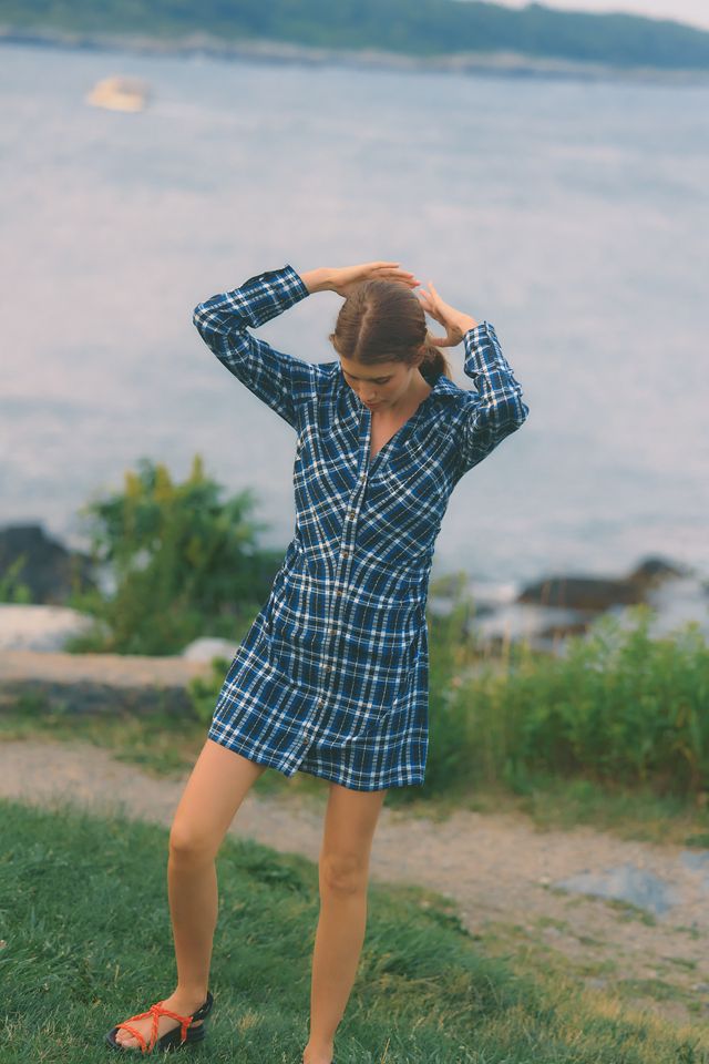 Mini Abito Camicia Arricciato Pilcro #2