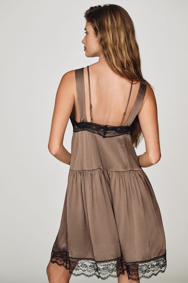 Mini Abito Sottoveste con Bordo in Pizzo By Anthropologie #2