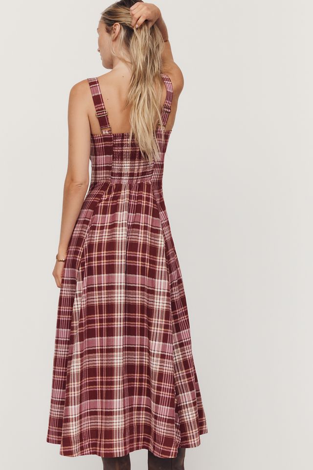 Pilcro Square-Neck Midi Dress #2