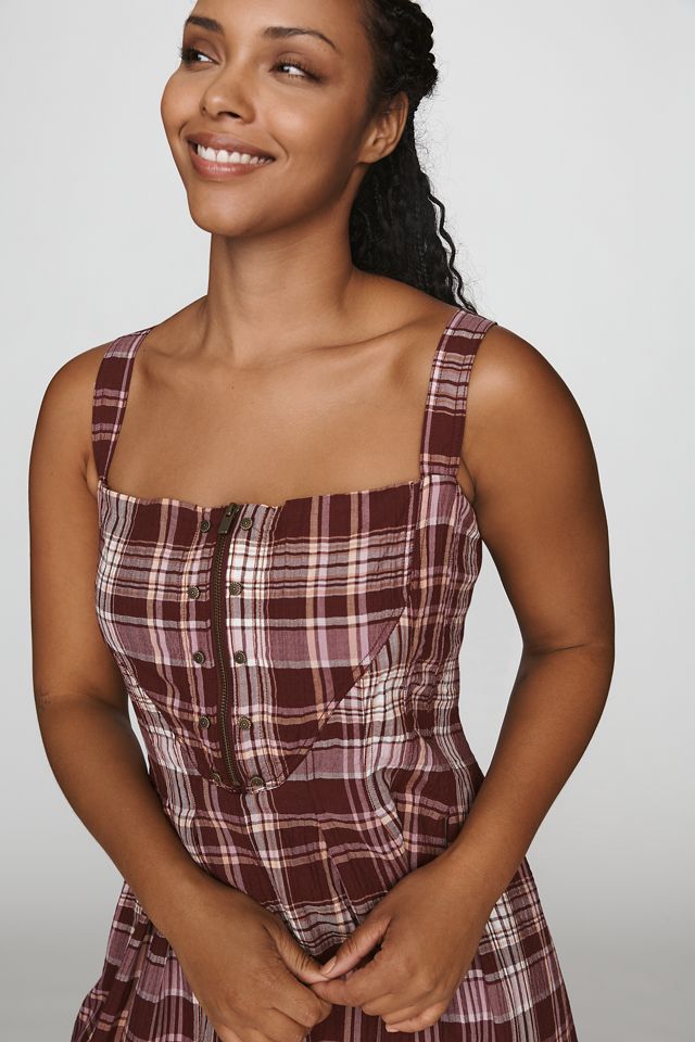 Pilcro Square-Neck Midi Dress #5