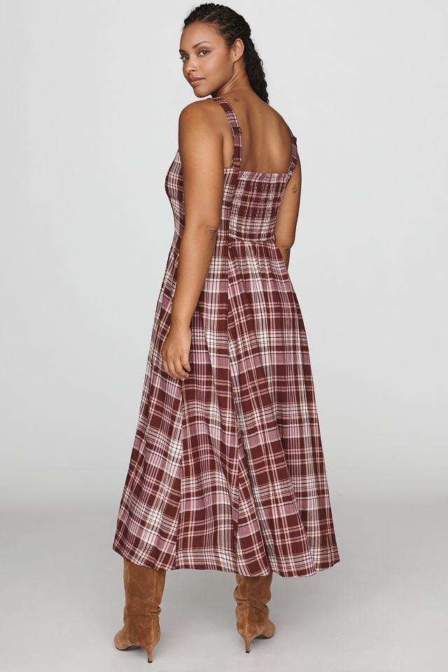 Pilcro Square-Neck Midi Dress #6
