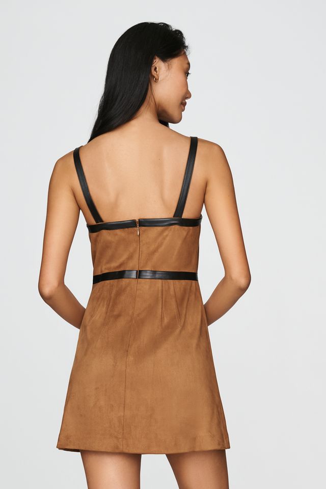By Anthropologie Faux Suede Mini Dress #3