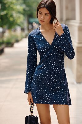 By Anthropologie 100% Silk Mini Dress