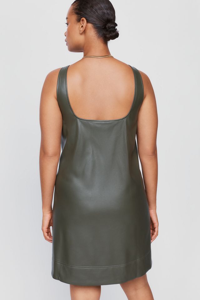 Maeve Keiko Faux-Leather Mini Dress #6