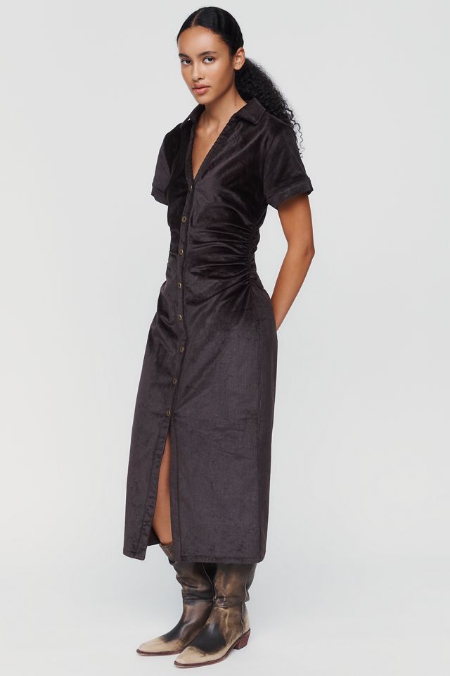 Merrick's Art x Pilcro Greer Corduroy Maxi Dress #1