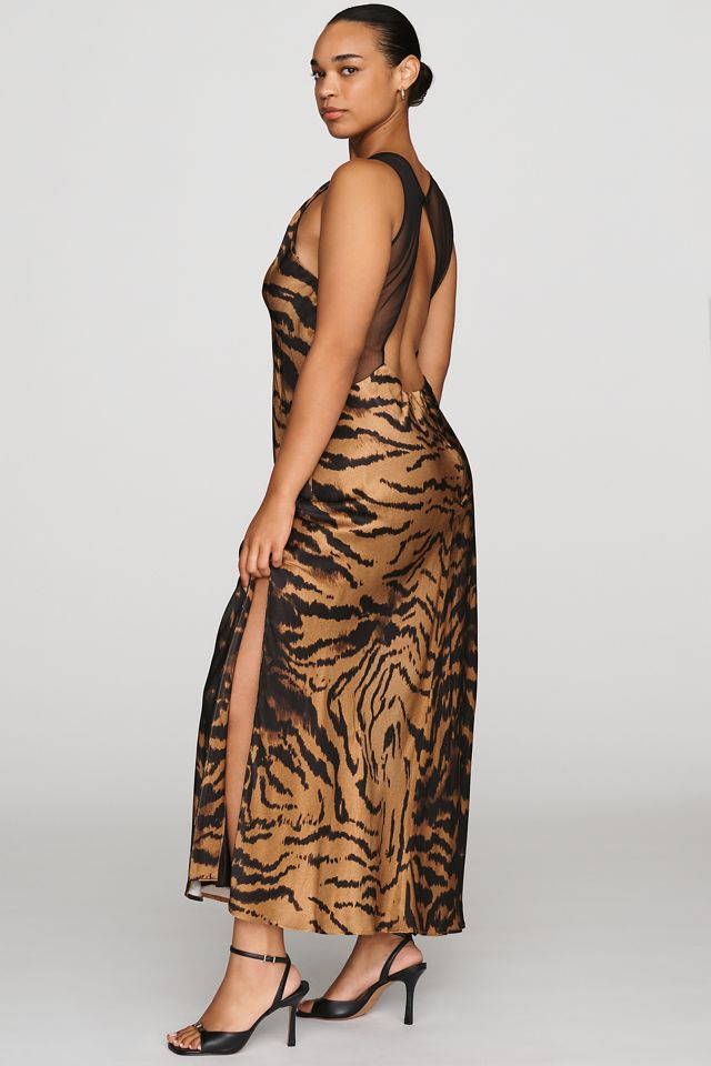 Vestido Midi con Espalda Abierta By Anthropologie #6