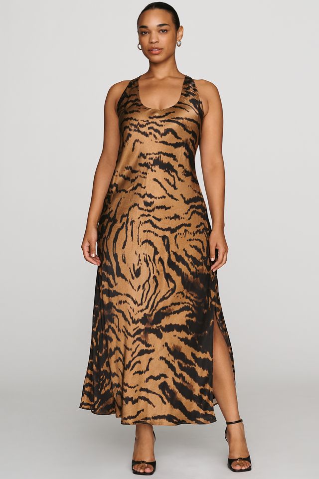 Vestido Midi con Espalda Abierta By Anthropologie #3
