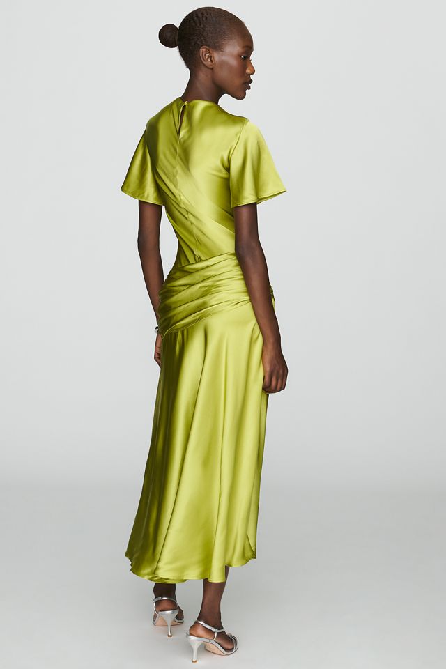 By Anthropologie Midikleid aus 100% Seide #1