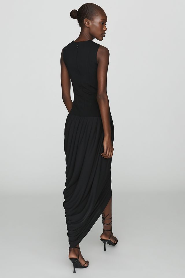 By Anthropologie Asymmetrical Midi Dress #1