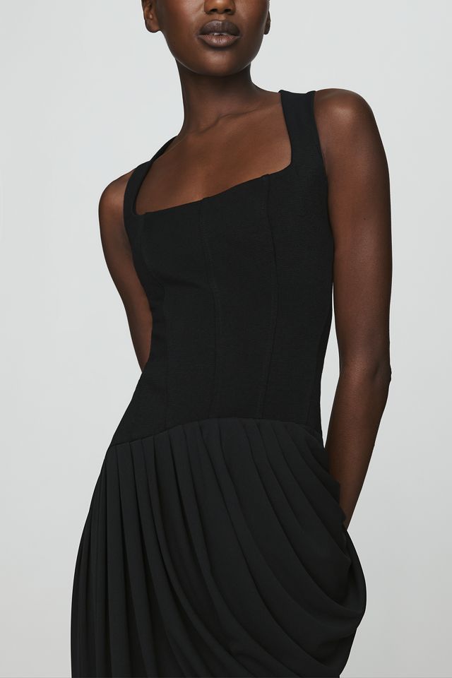 By Anthropologie Asymmetrical Midi Dress #2